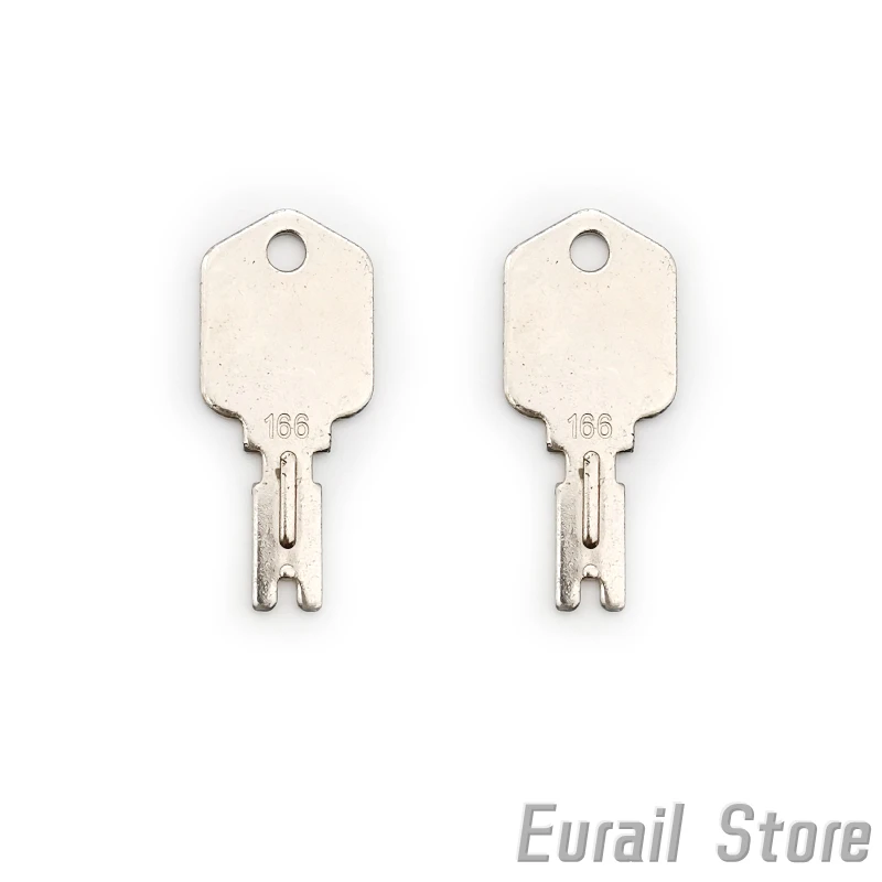 2PC 166 186304 Forklift Key for Clark Yale Hyster Komatsu Gradall Gehl Crown 7738-4578 91033317 A214062 5133504