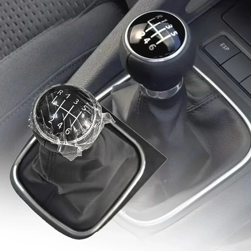 

Ручка переключения передач 5/6 скоростей с кожаным чехлом для Volkswagen VW Golf 5 V 6 VI MK5 MK6 Jetta 2005-2014, автомобильная стайлинга