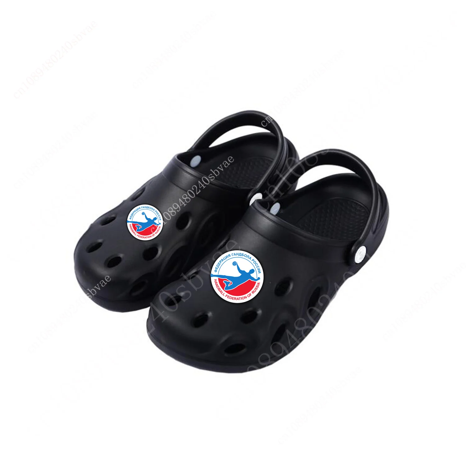 

Федерация гандбола России Handball Federation of Russia Custom Clogs Mens Women Teenager Sandals Bespoke Clog Shoe Hole Slippers