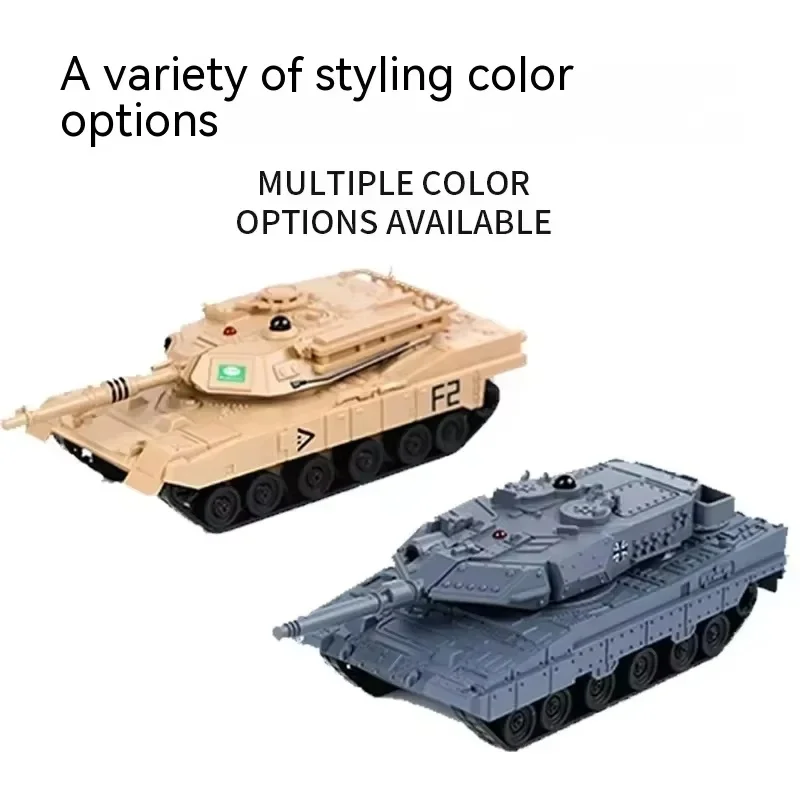 New Remote Control Tracked Tank 777-584 Mini Rc Tank Combat Military Tank Model Simulation Tiger Tank Popular Toy Puzzle Toy Boy