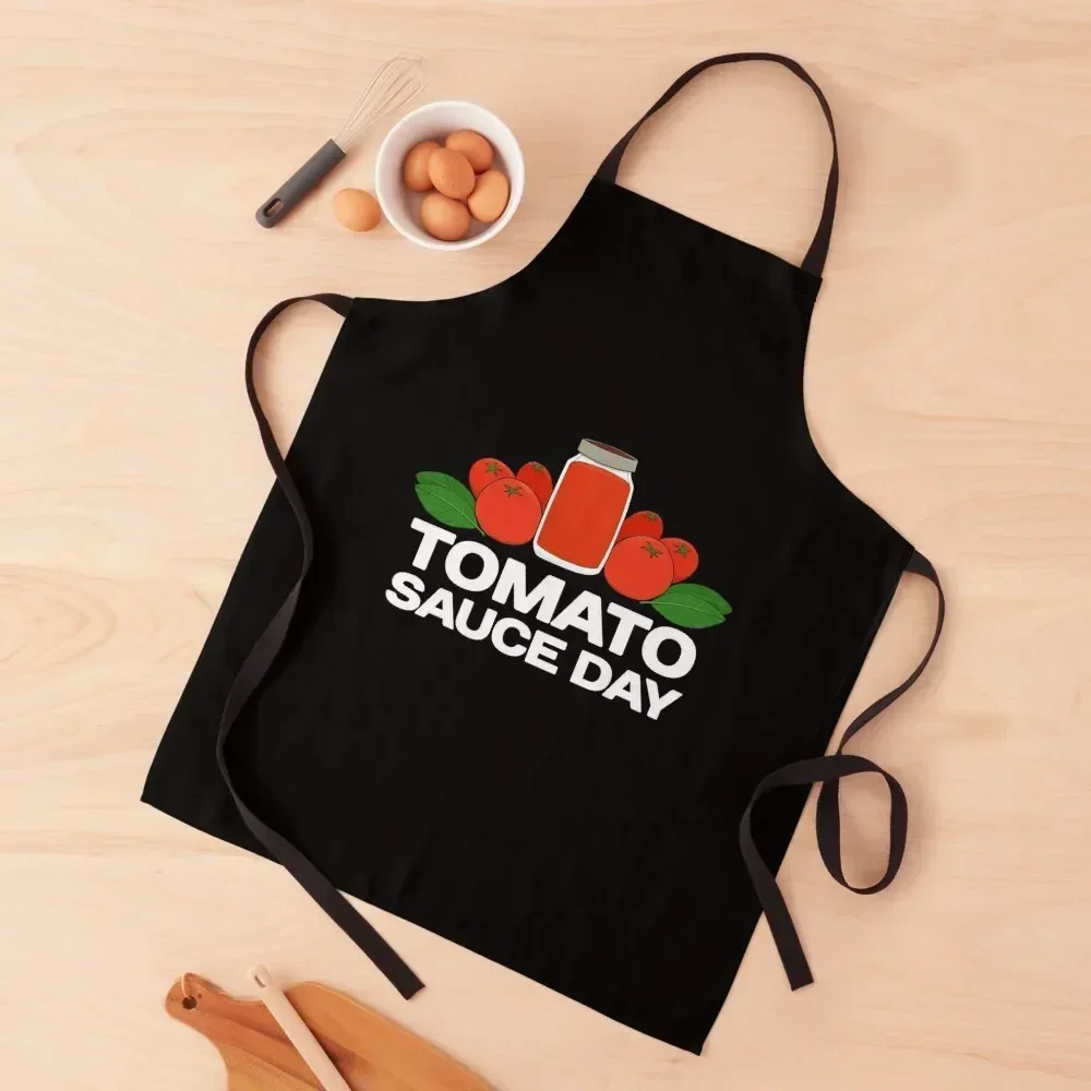 Tomato Sauce Day Passata Family Tradition Apron cookings for women Kitchen Accessories 2022 for home useful pieces Apron