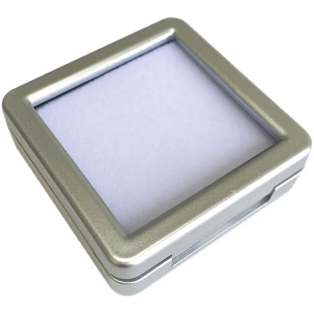 

Packaging Transparent Rhinestone Jar Box Flip Lid Acrylic Crystal Display Case White Black Jewelry Show Storage
