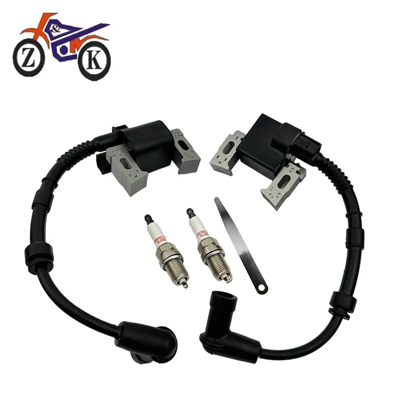GX630 Ignition Coil Kit For Honda GX660 GX690 GXV630 GXV660 Engine Ignition Coils with Spark Plugs Set Replacement 30500-Z6L-043