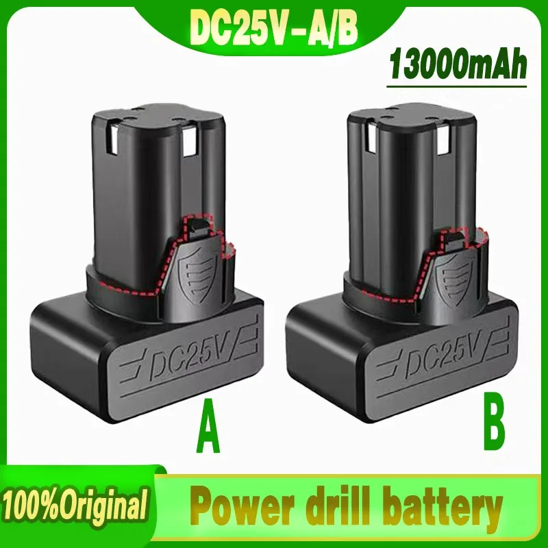 

100%New 25V Electric Screwdriver battery Cordless Drill Electric Drill Battery Cordless Screw driver wrench power tool Battery