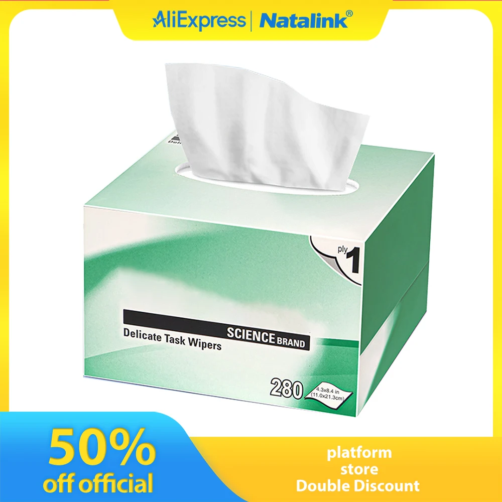 

Natalink Optic Fiber Cleaning Paper Fiber Optic Cleaning KIMTECH Dustfre Wipes Box For Optical Fiber Cleaner Tool