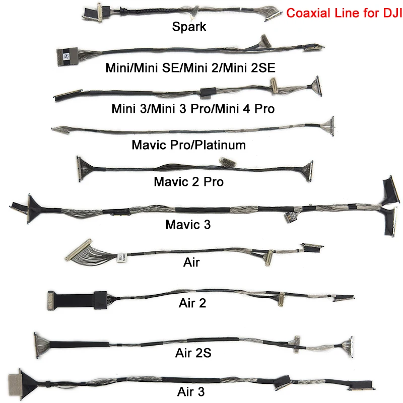 Mini 2 Gimbal Ptz Signal Cable Air 2S Camera Cable Mavic 3T Coaxial Line for DJI Mavic 3/3T/Air 3/Mini 2/Air 2/2s Mini 3 Pro