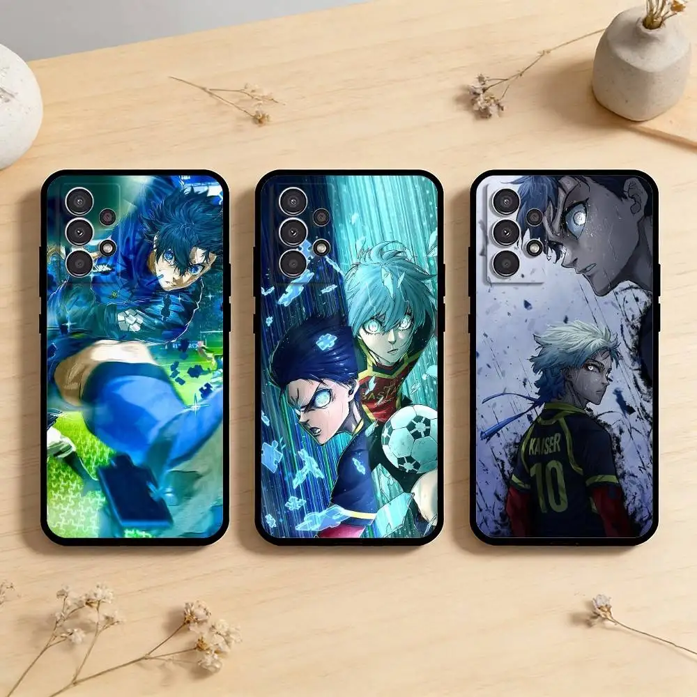 AAA Survival of the Fittest B-Blue L-Lock  Phone Case For Samsung Galaxy A73,A72,A71,A70,A53,A52,A51,Others Soft Black Cover