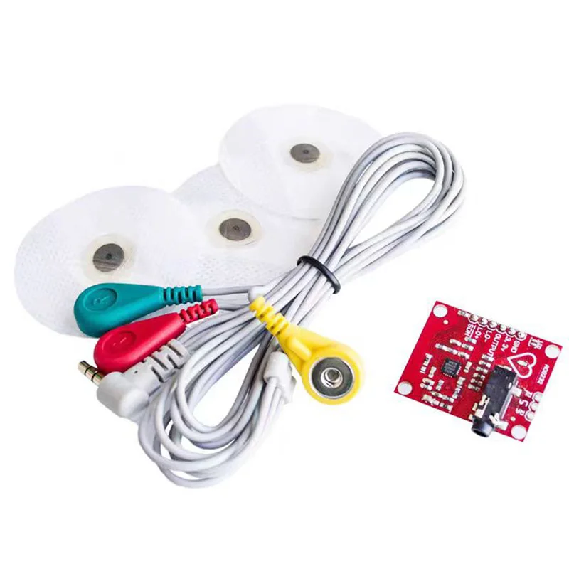 ECG AD8232 Pulse Heart ECG Kit Compatible with Duinofun Dev Boards