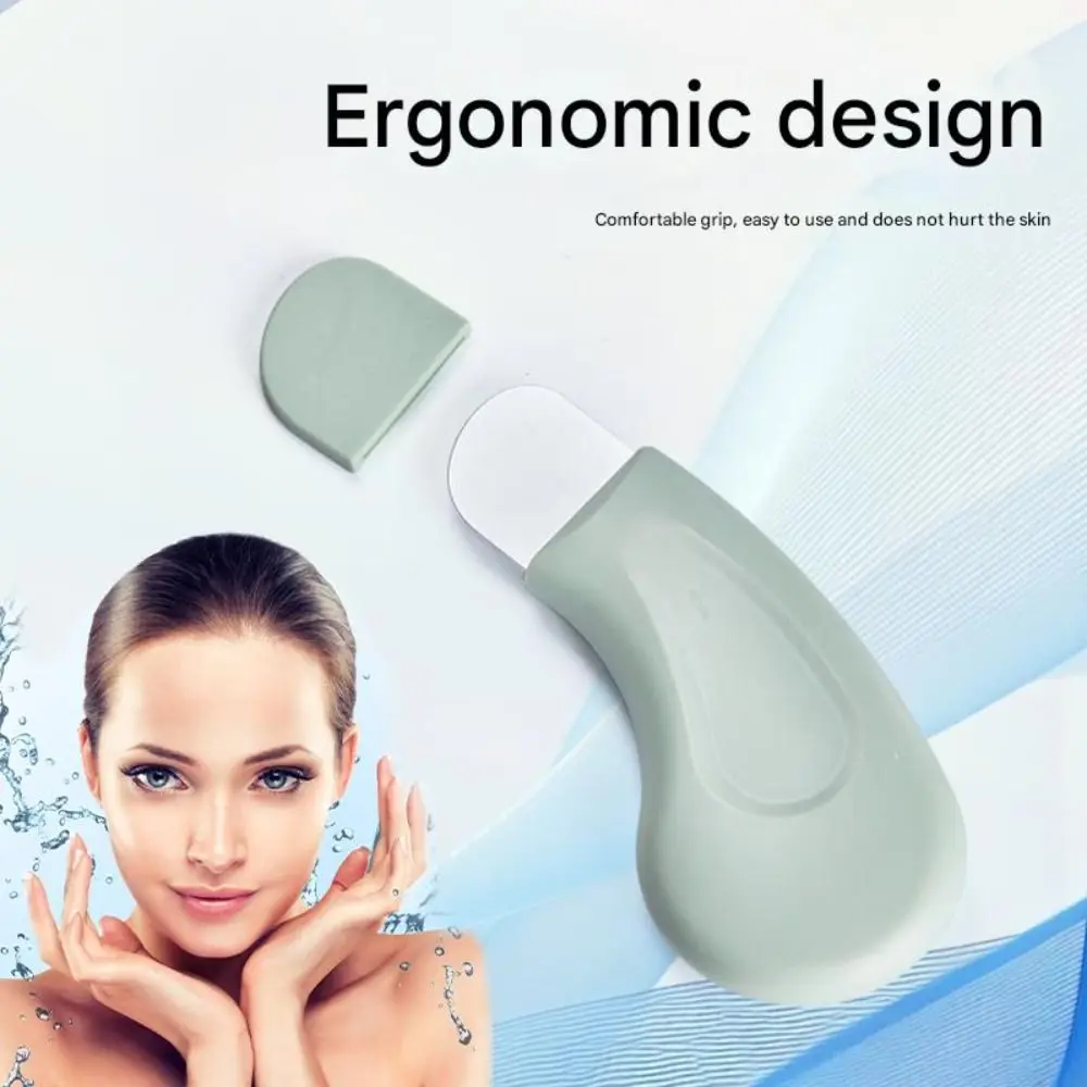 Silicone Facial Blackhead Removal Tool Remove Whitehead Acne Handheld Blackhead Scraper Deep Clean Sebum Remover