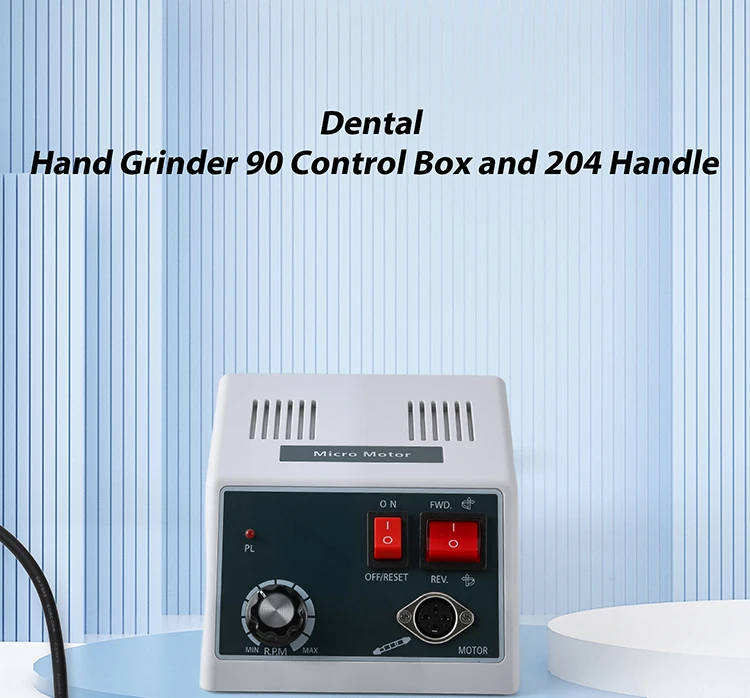 AZDENT Dental-Poliermikromotor mit 35000RPM Handstück-Set, Marathon Schnitzmaschine, Mikromotoreinheit, Laborzahnmedizin-Werkzeug – Detail 1