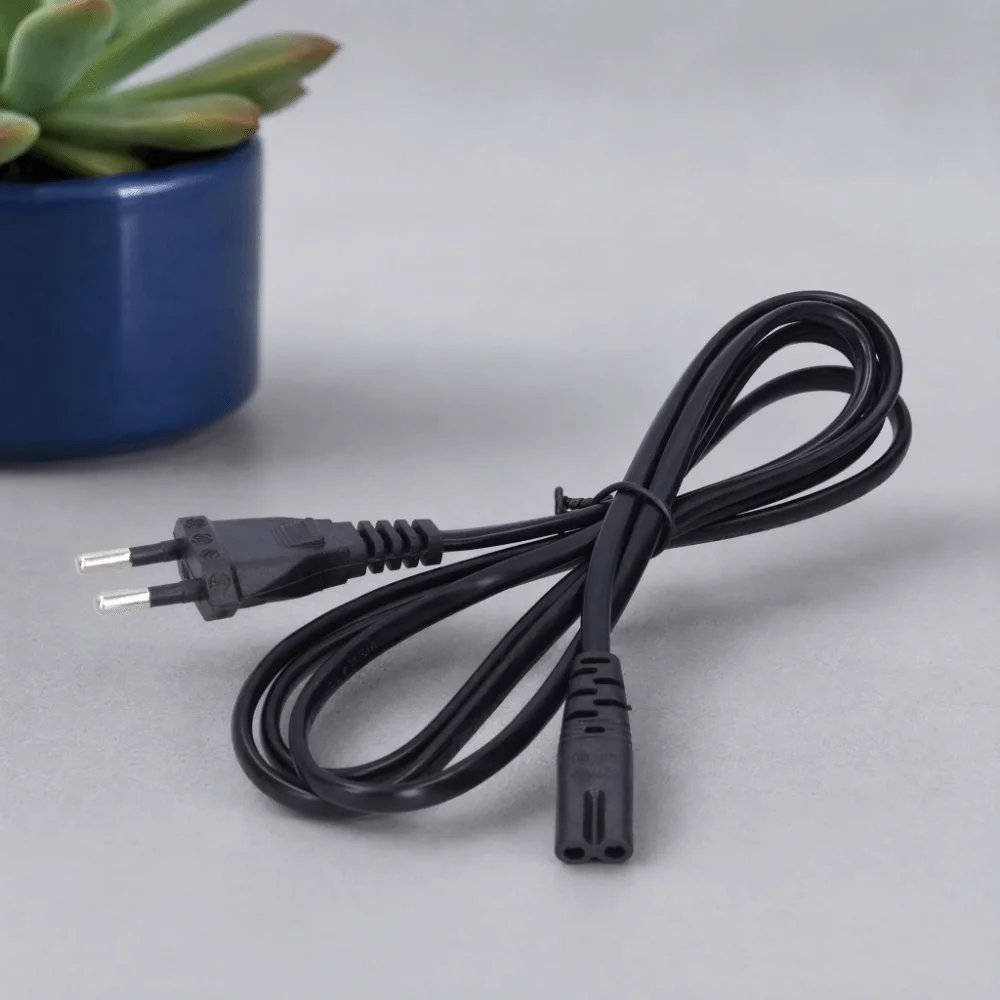 PVC Material Printer Power Cord Black Soft European Power Cord Flexible Insulating Heatproof Figure 8 Power Cord