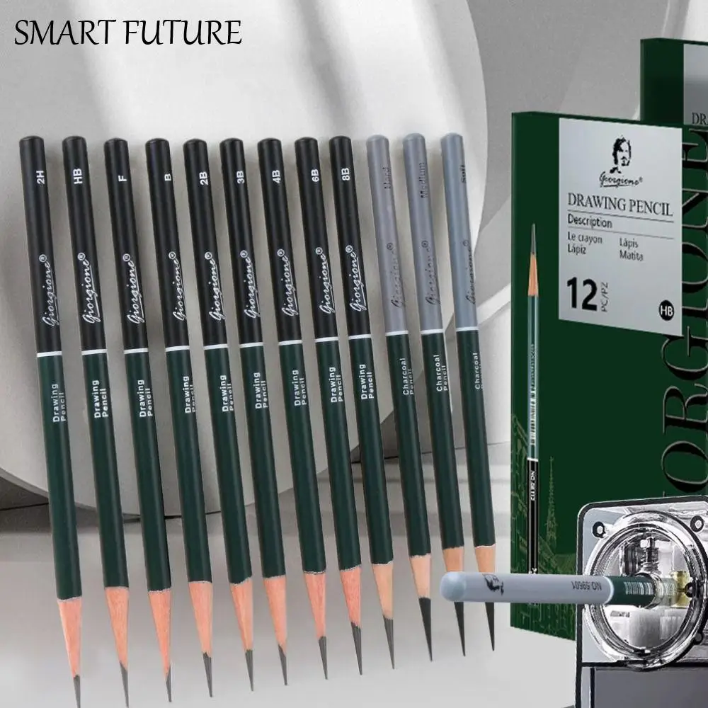 

Professional Smooth Sketching Pencil Graphite Mixed Soft Charcoal Pencil Durable Painting Drawing Pencil Set Enthusiast