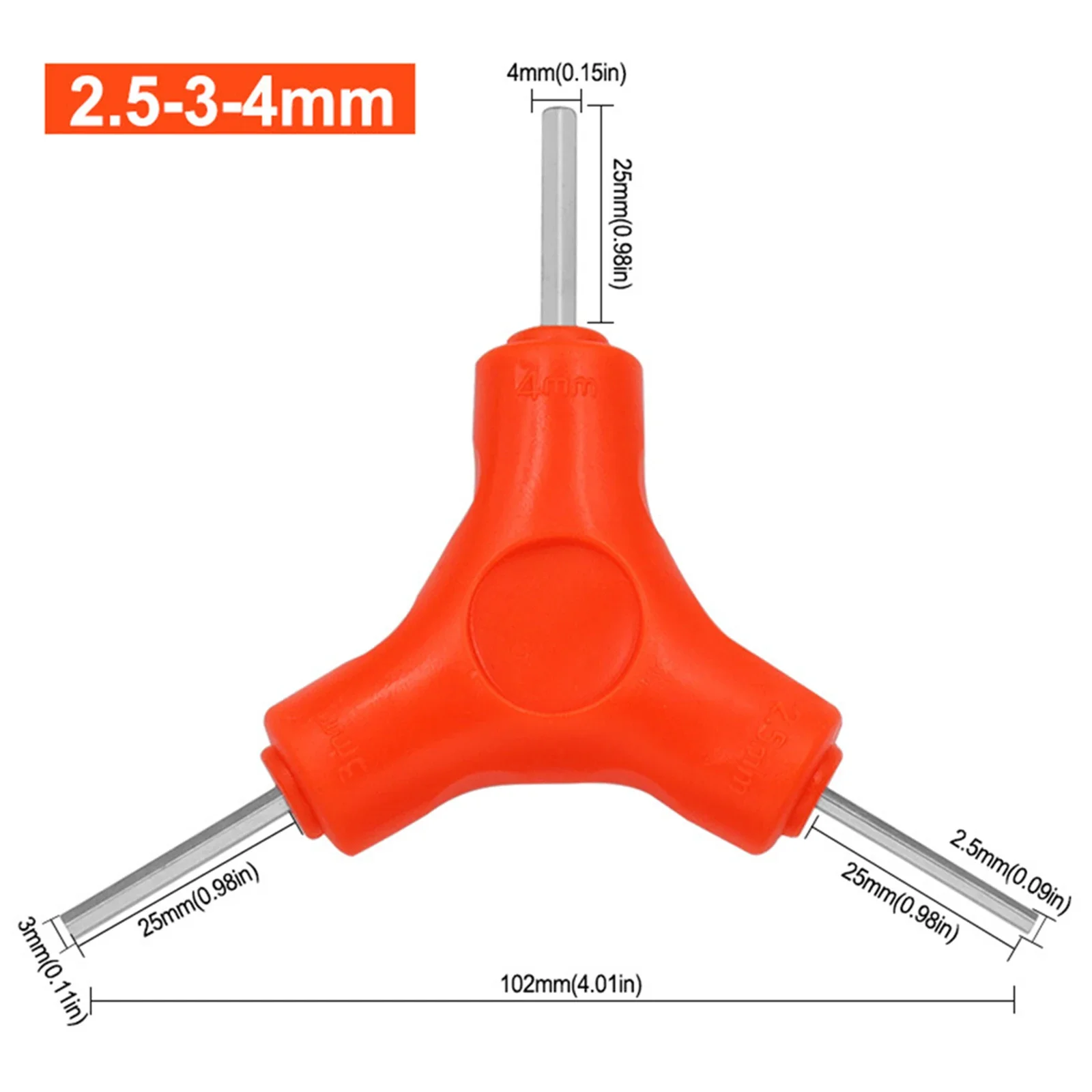1pc Wrench Three-prong Y-type Wear-resistant Hex Wrenches Hand Tools Bicycle Repair Maintenance Hex Keys Workshop Equipment