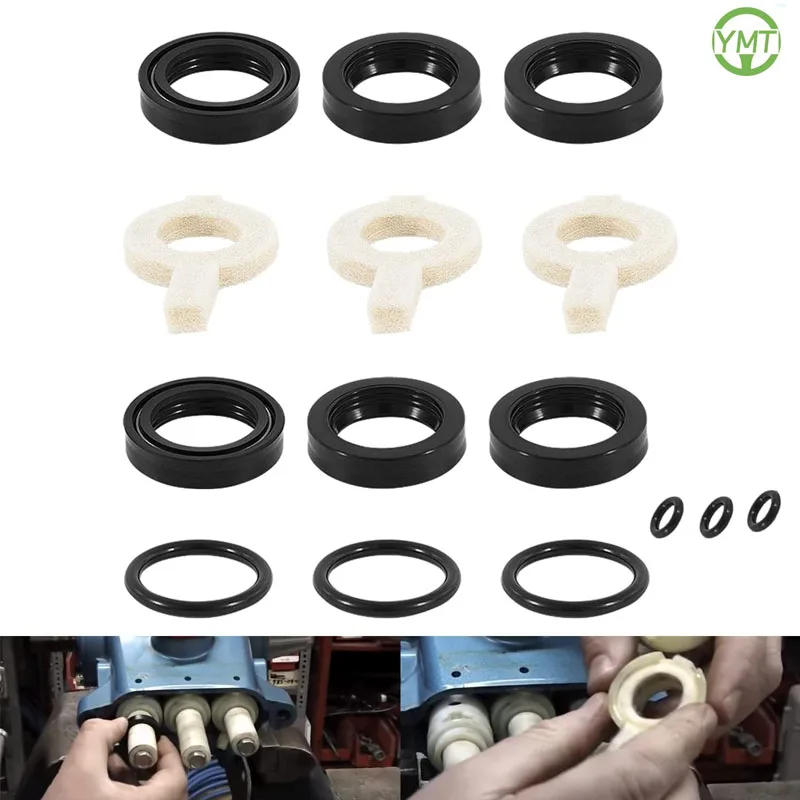 

YMT 30623 Seal Kit for Cat Pump 30 31 34 35 310 310S 310W 340 340S 340W 350 350S 350W Models (15 Pcs/Set )