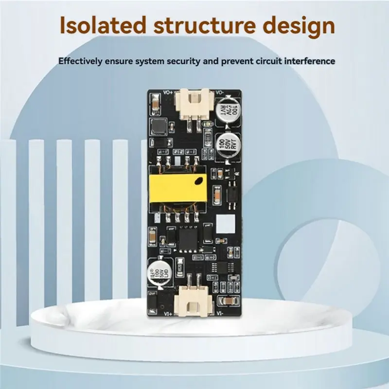 AT41 Isolated Power Supply Module DC-DC Converter Input 12-24V Output 15W Singal/Double-Ended Terminal Wire Output 24V