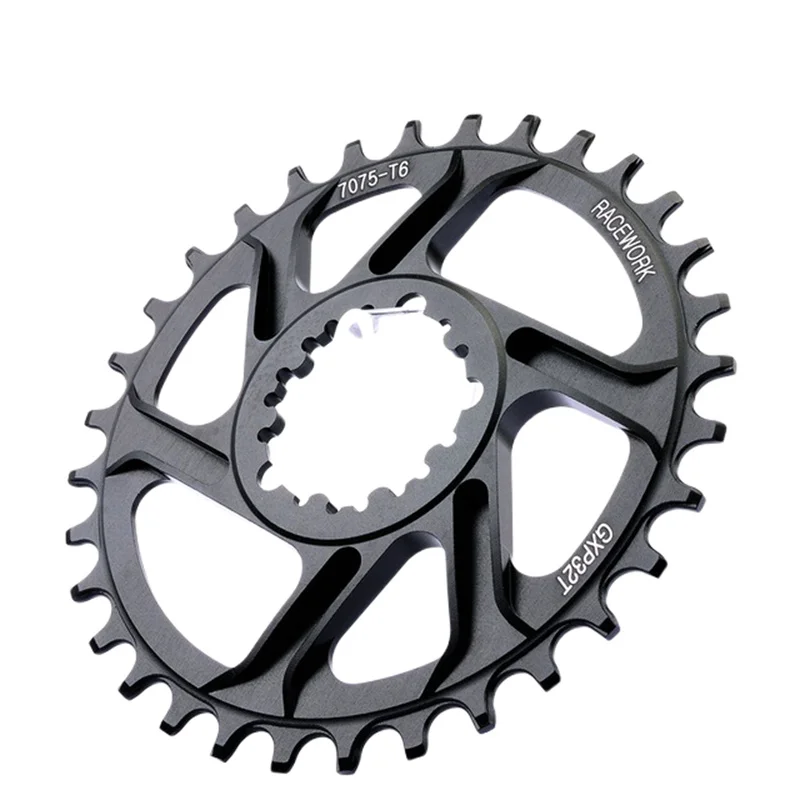 RACEWORK Mtb Chainring Monoplates Mountain Bike Chain Ring Crown 36 34 38 32 Teeth Bicycle Sprocket Rotor Crankset 3 6Degree