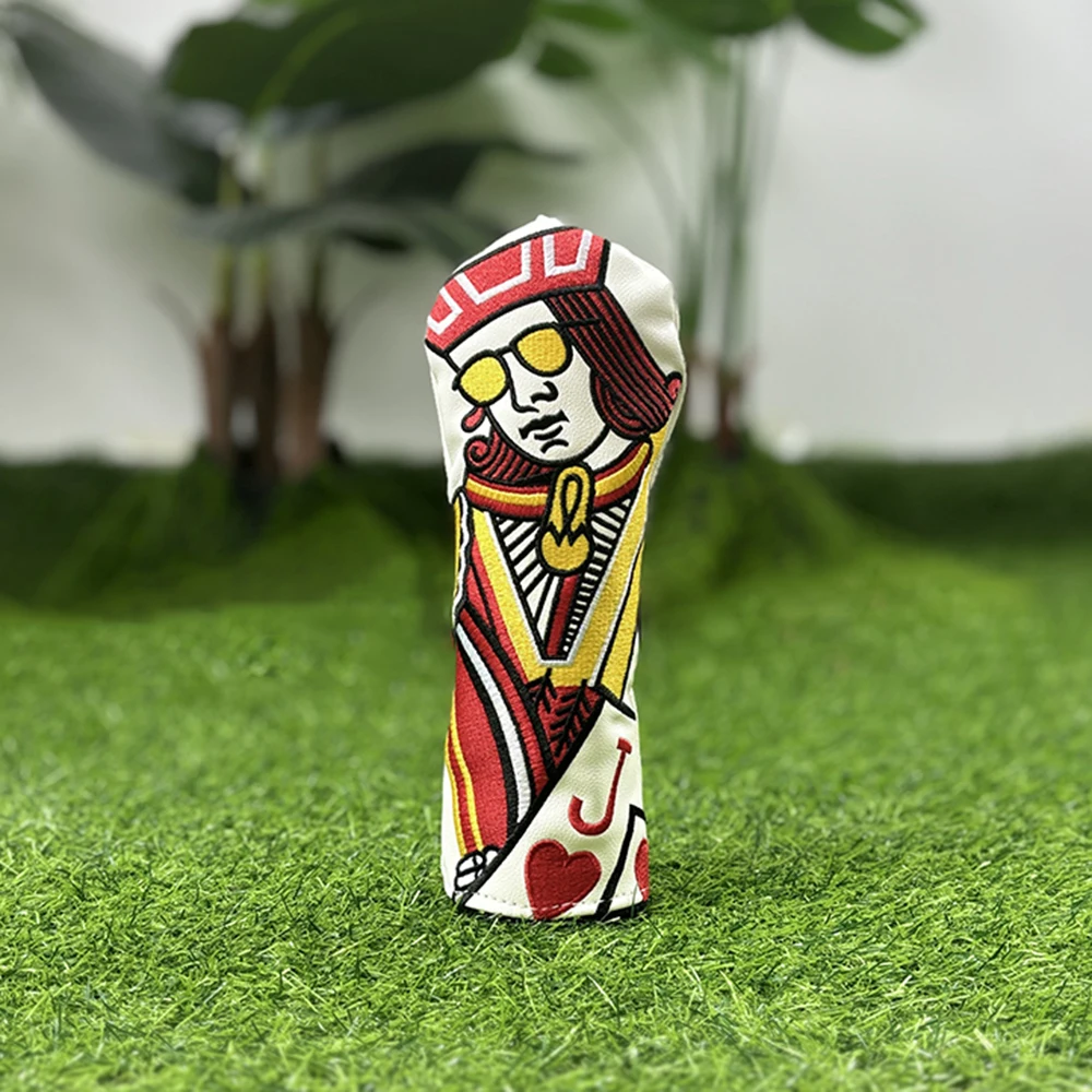 1PC/3PCS Embroidered Golf Club Head Covers For Hybrid Driver Fairway Wood Covers, Golf Club Putter Head Covers image 5