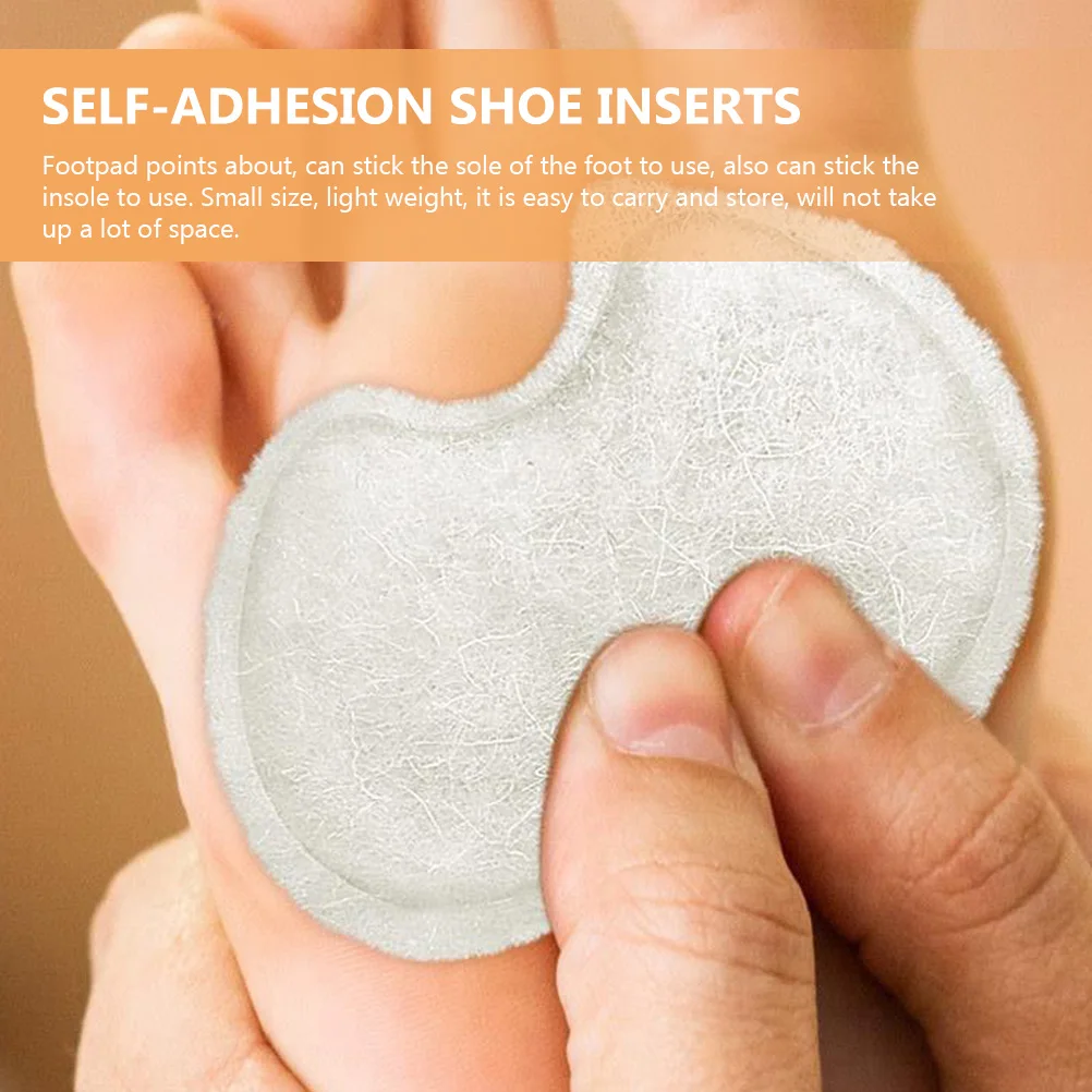 

Metatarsal Pads Felt Foot Cushions Self Adhesion Inserts Forefoot Supports High Heels Insoles Shoes Too Big Aid Comfort