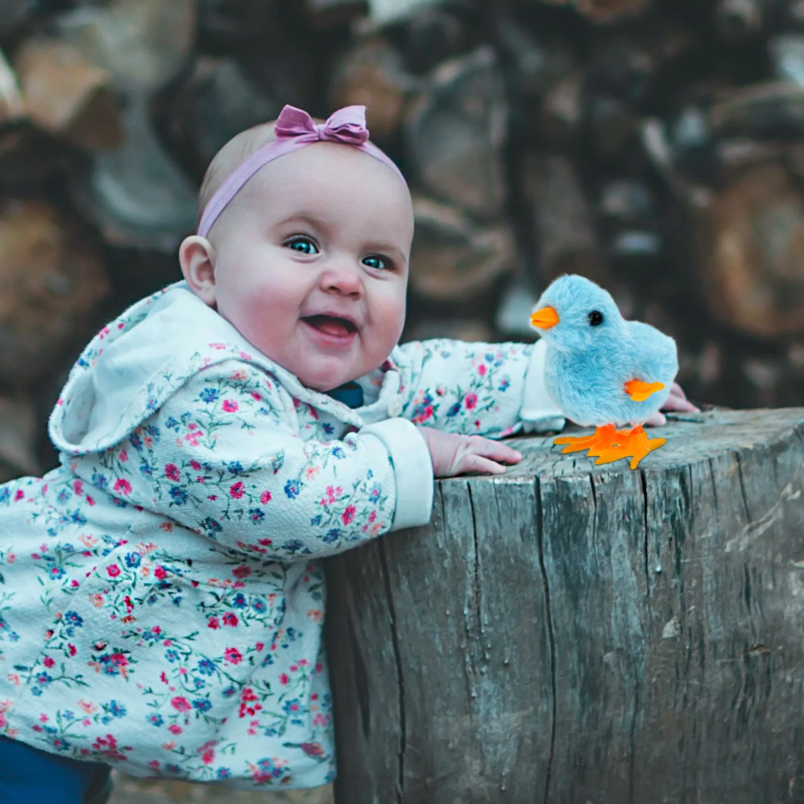 

16Pcs Wind Up Chicken Rabbit Clockwork Kids Gift Play Animal Set Wind-Up Toys Clockwork Toys Children Toy