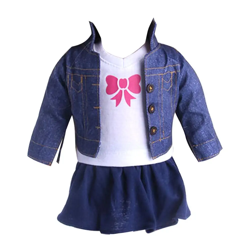 Conjunto de Ropa para muñeca americana de 18 pulgadas, accesorios de Ropa para muñeca de 43CM, Nenuco Ropa, juguetes DIY para niña, regalo