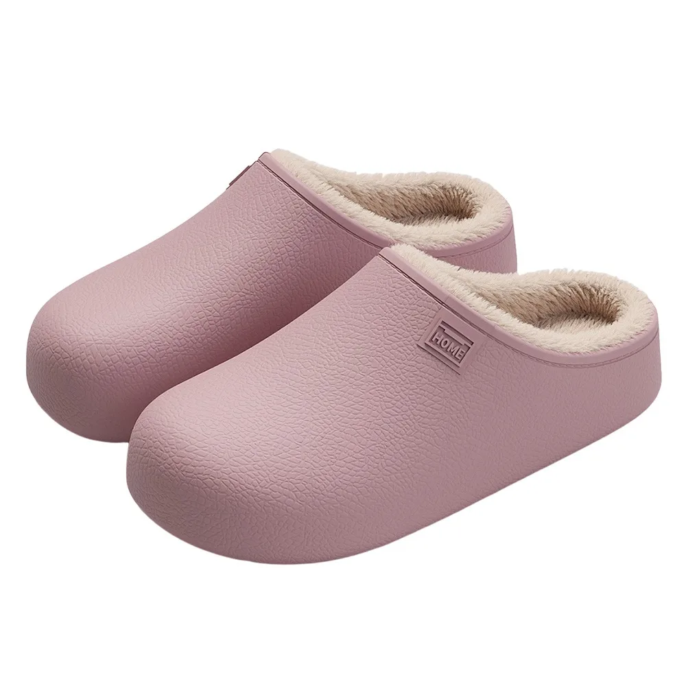 

Модные женские тапочки из ЭВА, водонепроницаемые нескользящие парные хлопковые тапочки с утолщенной подошвой, мягкие домашние тапочки для дома и улицы