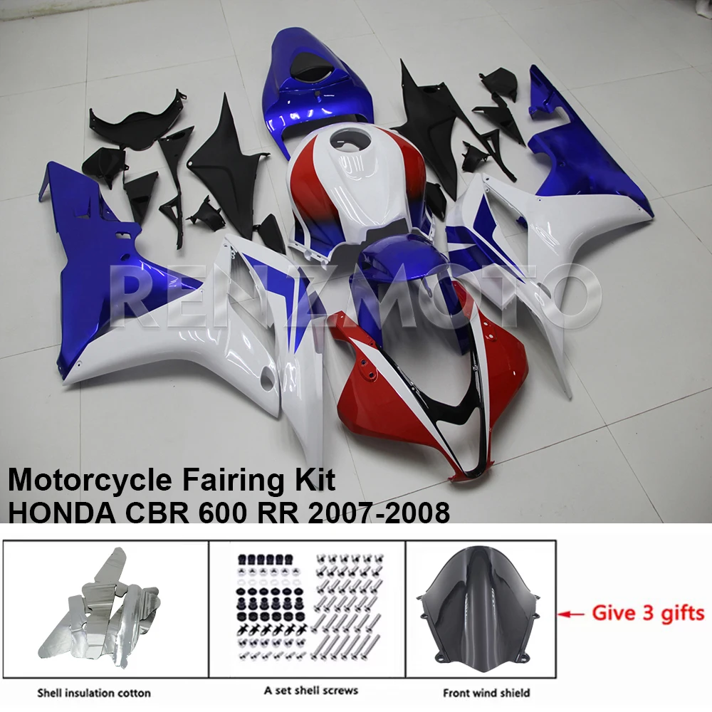 

H0607-118a Motorcycle Fairing Set Body Kit Plastic For HONDA CBR 600 RR 2007-2008 Accessories ABS Injection Bodywork