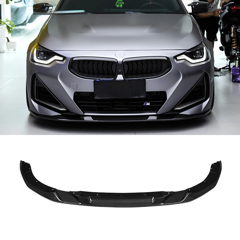 High Quality Prepreg Dry Carbon Fiber Front Lip Spoiler Auto Aero Parts 2 Series Coupe G42 M240 220i 235i