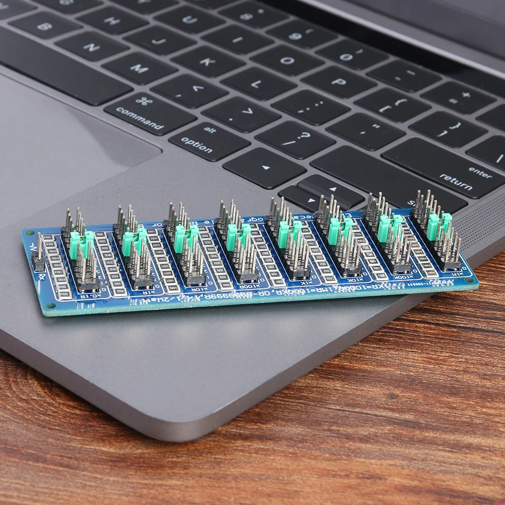 المقاوم الشريحة المقاوم مجلس دقة الخطوة 0.1R 1/2 واط للبرمجة واط ثمانية العقد المقاوم المجلس #4