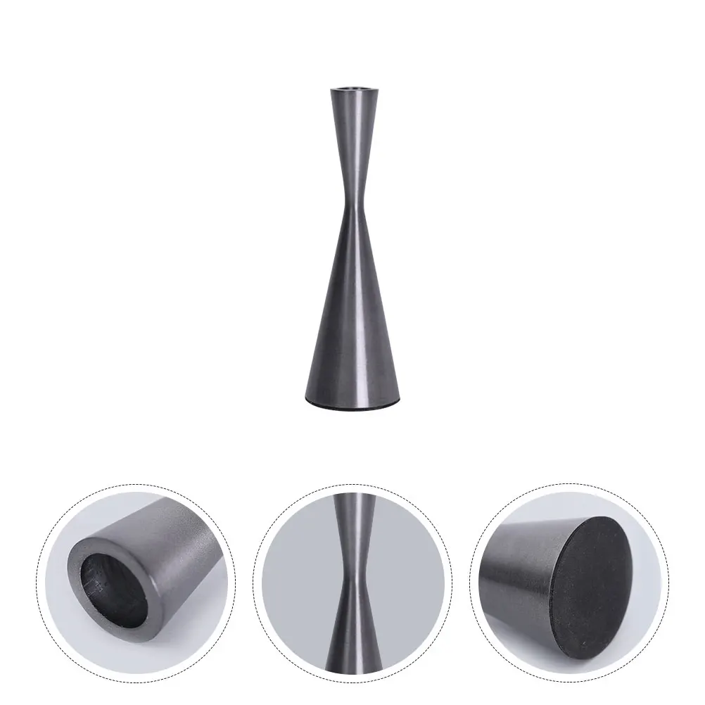 

Elegant Iron Candleholder Ornament Household Decorative Holder For Wedding Home Decoration Tabletop Stand Simple