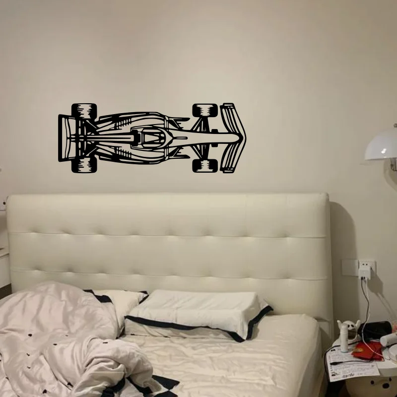 

1PC Minimalist F1 Formula racing Wall Decor sticker for Wall Indoor window glass Wall Decoration Ornament #587