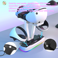 JYS-P5155 For PS VR2 Dual Controller Magnetic Charging Dock With RGB Light for PS5 VR2 Console Storage Stand Handle Charge Base