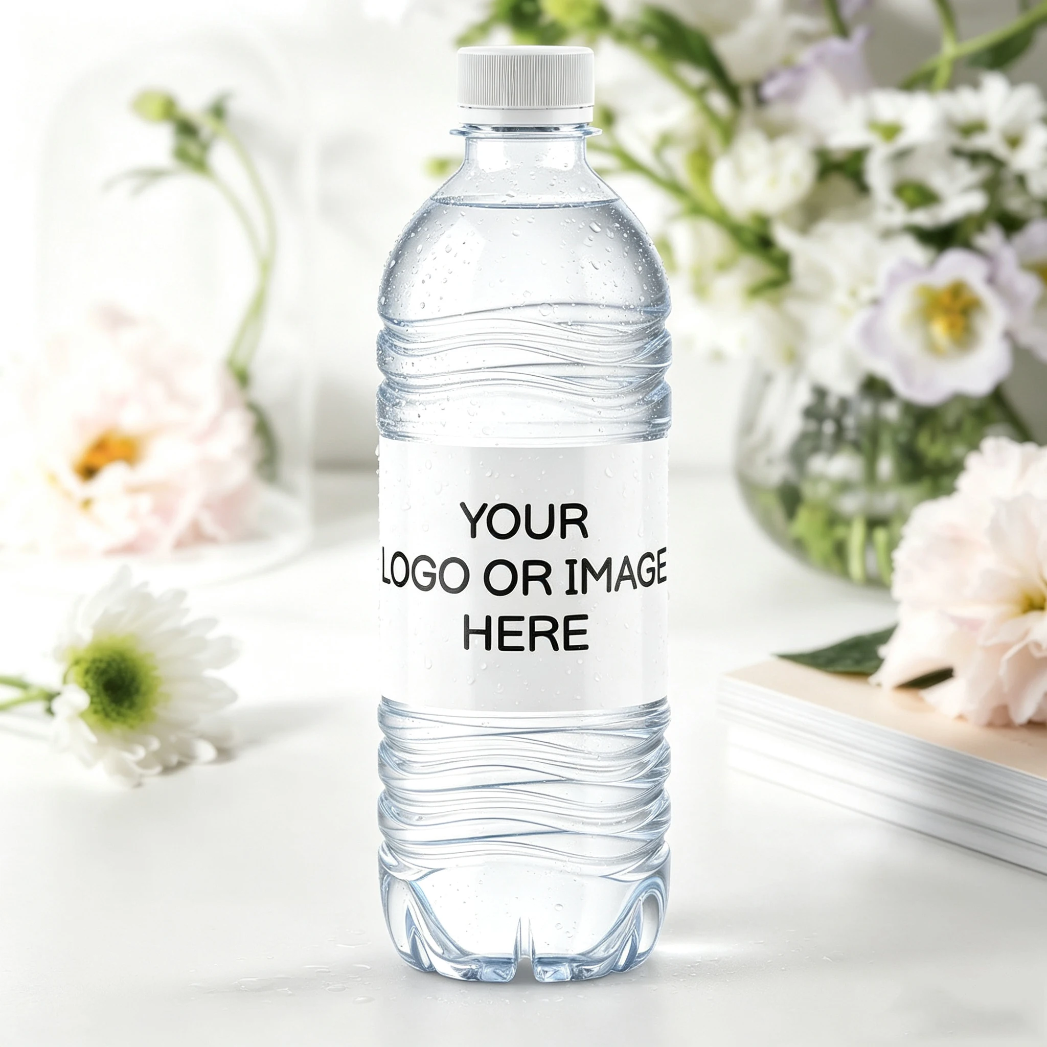 1-60Pcs Custom Water Bottle Stickers, Personalized Labels, Wedding & Birthday Party Bottle Decor for Celebration Events