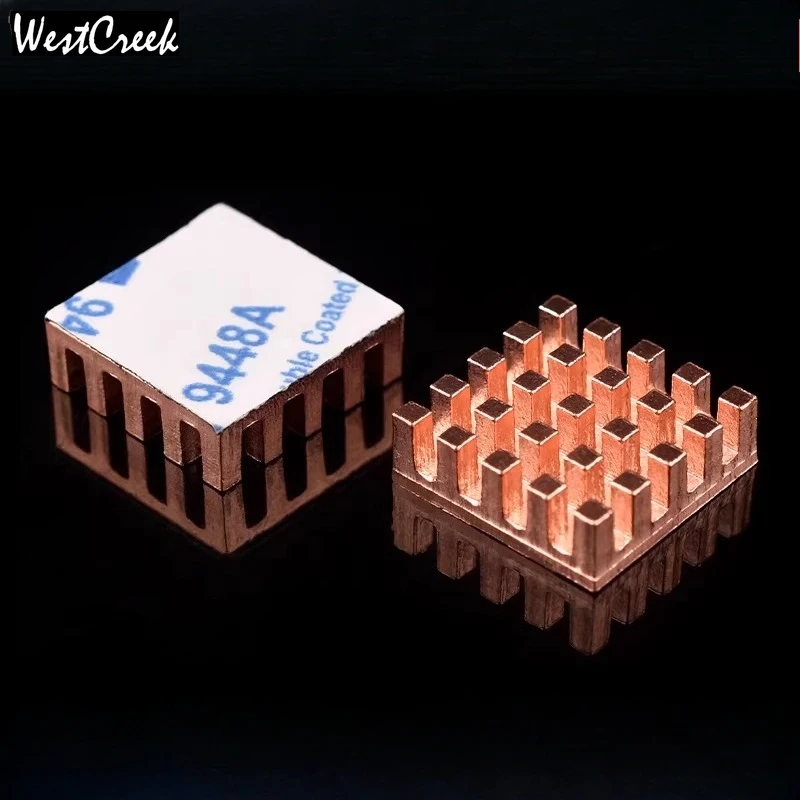 WESTCREEK Mini Pure Copper Heatsink for Raspberry Pi 4/3 Router GPU RAM Memory Electronic Components Cooling