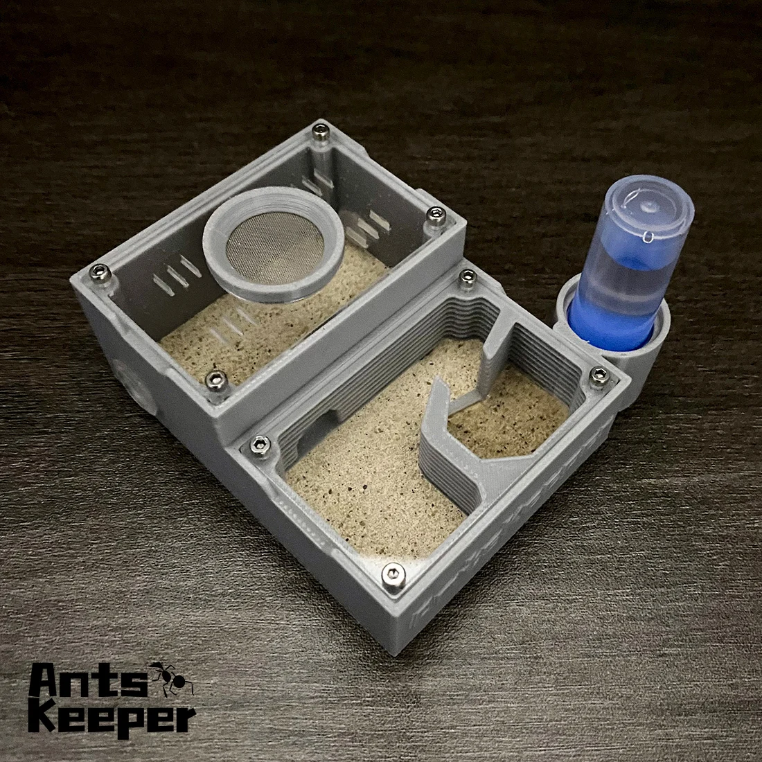 【One Section】Flat Ant Farm for Ants keeper , Ant Hill Ant House Nest for Small and Middle Ants Colony , Dry Wet Separated