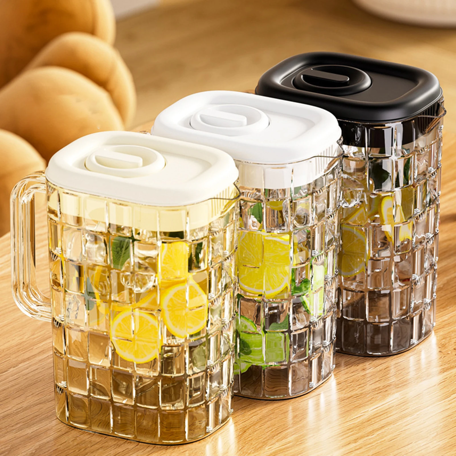

Large Capacity Water Kettle Transparent Beverage Dispenser For Party Picnic BBQ Banquet Use High Quality Cold Water Kettle