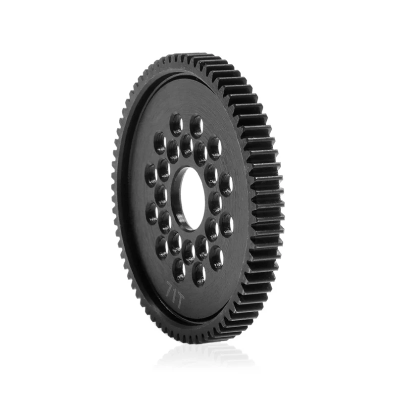 Módulo de metal Spur Gear para RC Car, 71T, 51667, Tamiya TA08, XV02 06M, Peças de Atualização, Acessórios, 51667