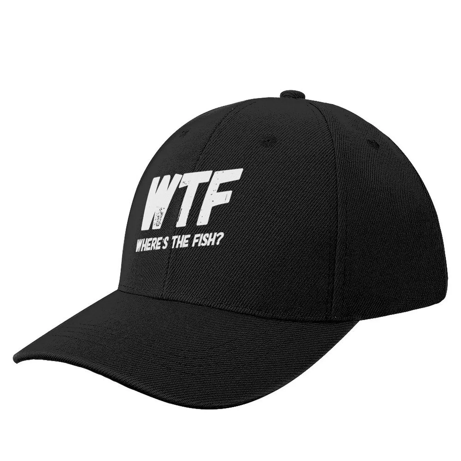 

WTF Where's the Fish Baseball Cap Horse Hat hiking hat Vintage Mens Tennis Women's