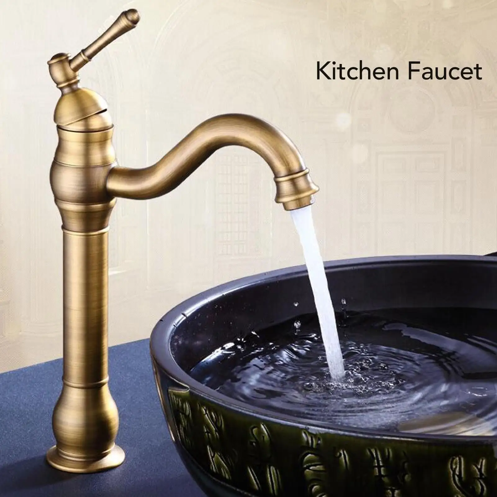 Leak Proof Copper Kitchen Faucet Durable for bathroom Sink Tap Water Saving Design