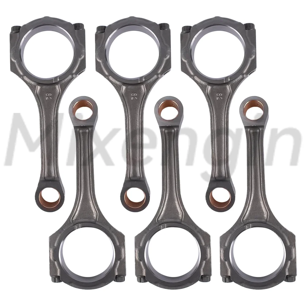 1GR-FE 6 قطعة مجموعة قضيب توصيل المحرك لتويوتا 4 عداء IV FJ كروزر لاند كروزر برادو تاكوما تندرا 4.0 V6 الغاز 13201-39235