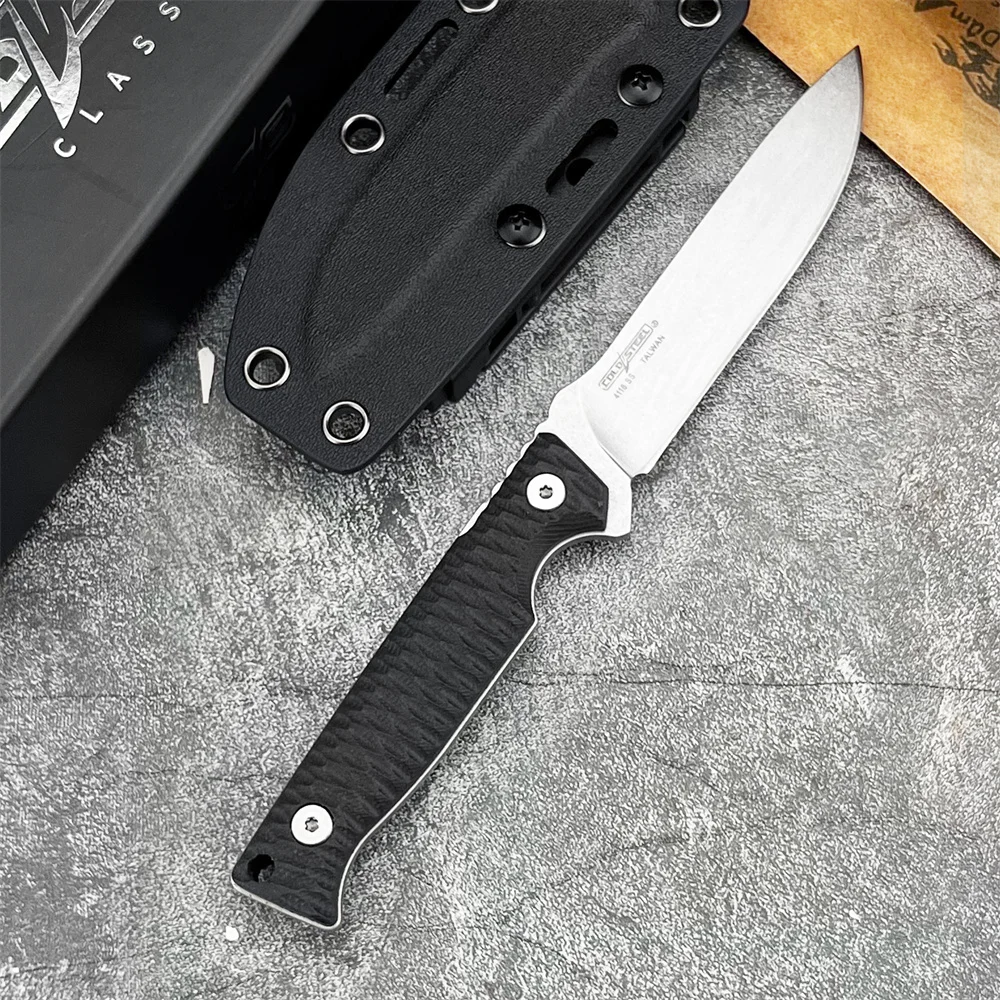 

CS Razor Tek Knife 8Cr13Mov Blade G10 Handles Tactical Fixed Knife Outdoor Hunting Camping Knives Military EDC Tool K+ Sheath