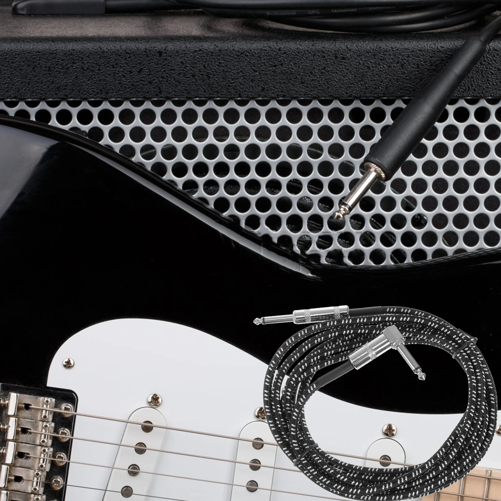 

1 pc Copper Core Line for Electric Guitar Professional Instrument Cable Stereo Sound Musical Instrument Line Musical Supply