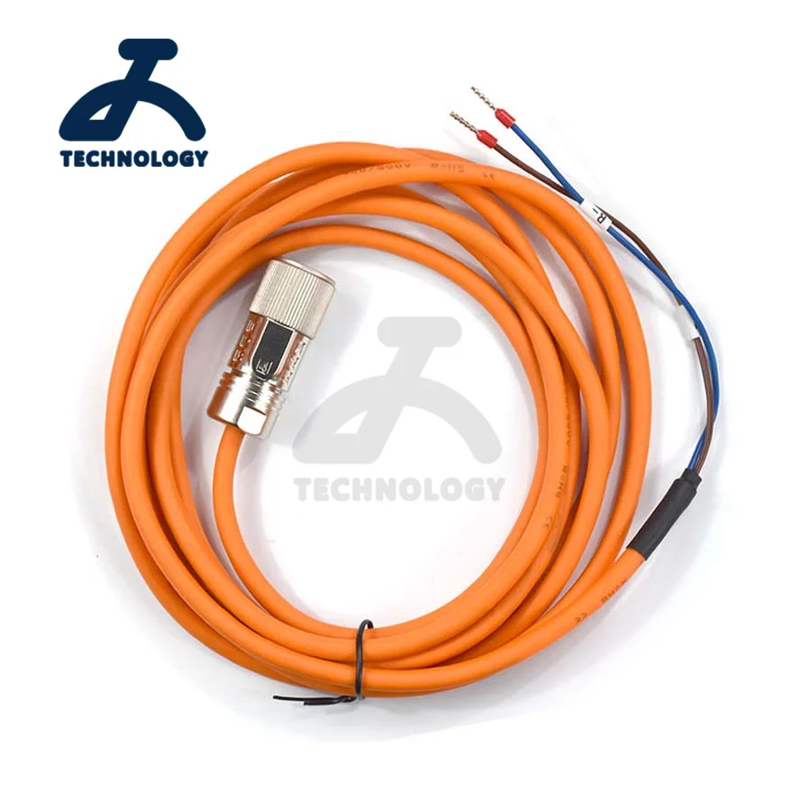 NEW Pre assembled power cable for Siemens V90 frame motor s-1fl6 Li 200V sh50 6FX3002-5CL01-1AD0