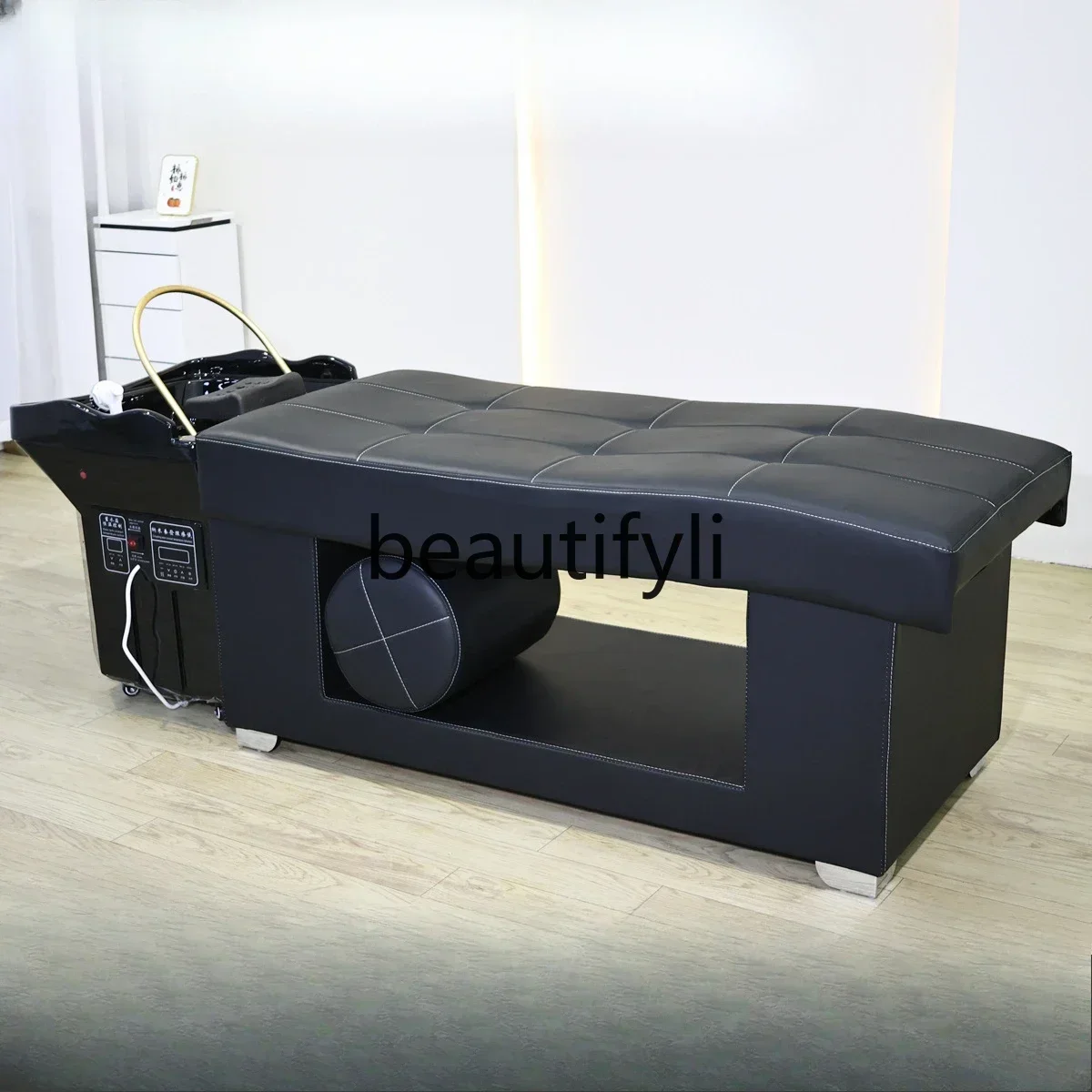 

xzzShampoo Bed Head Therapy Movable Head Therapy Apparatus with Fumigation Water Circulation Shampoo Machine