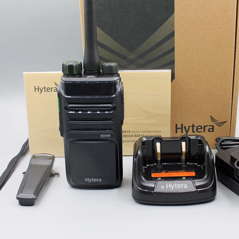 HYTERA BD558 DMR Two-way Radio Wireless Profesional Talkie Walkie Analog/Digital Dual Modes Real Push-to-Talk Radio Comunicador