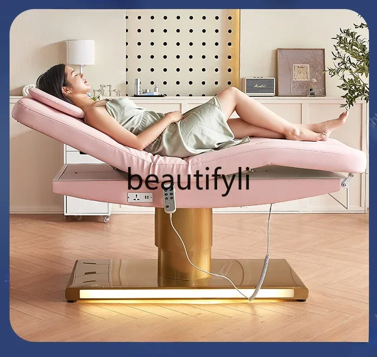 

ss D High-grade electric injection beauty fully automatic lifting multi-functional tattoo embroidery beauty salon special bed