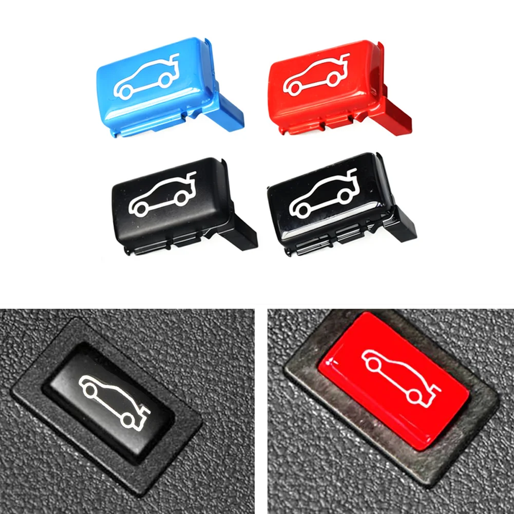 

For BMW 1 2 3 4 5 6 7 X1 X3 Z4 Series E60 E81 E82 E87 Rear Trunk Tailgate Button Cover Cap Interior Accessories