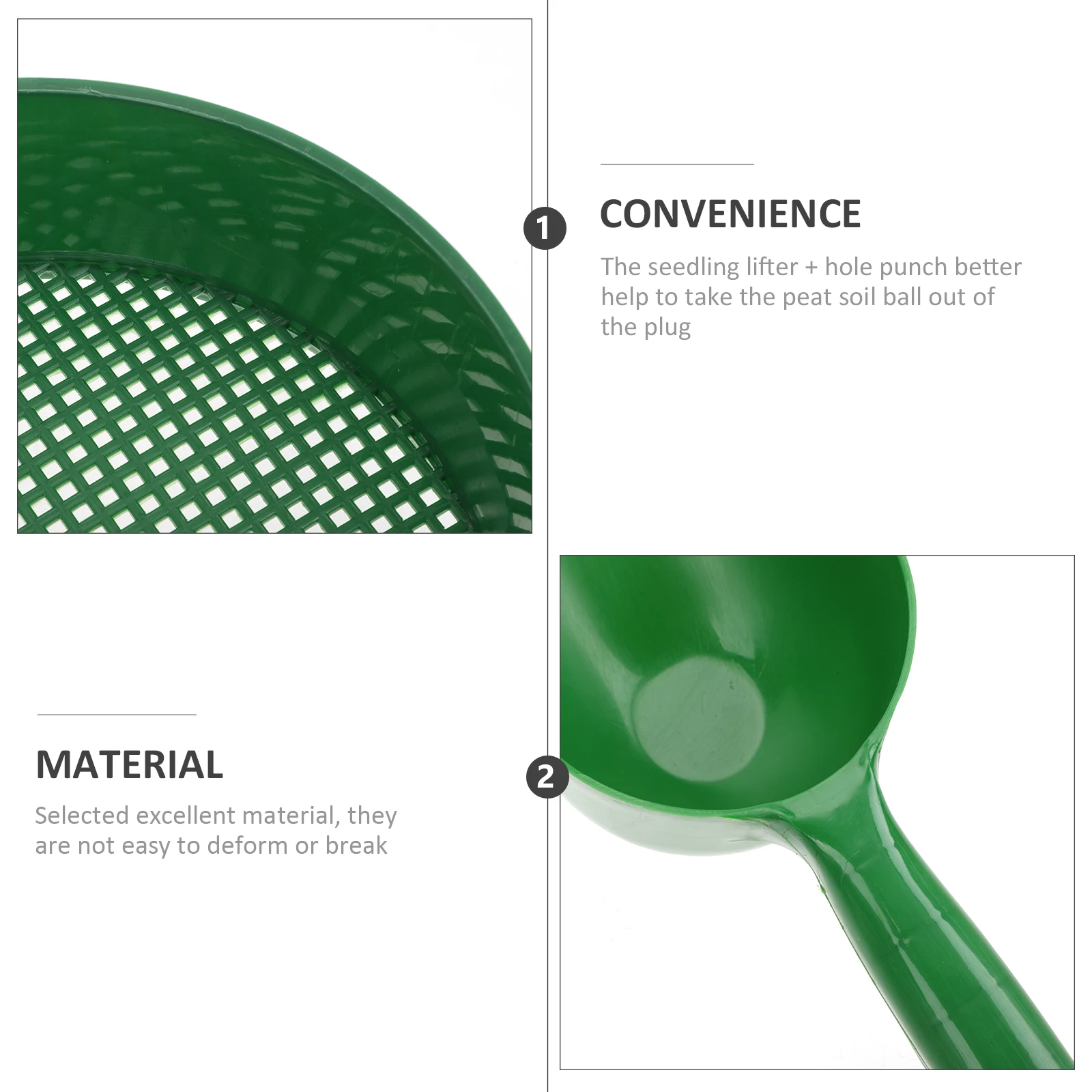 

1 set 1 Set Garden Sieve Tool Fine Mesh Soil Filter For Sand Stone Removal Lightweight Durable Plastic Gardening Hand Tool For