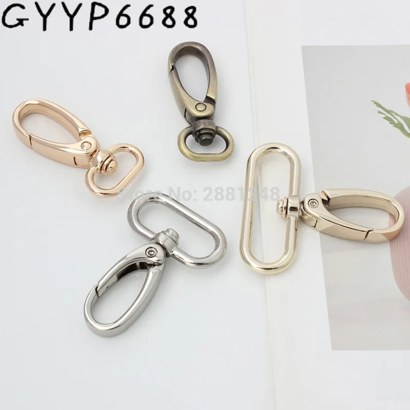 10pcs 12mm 19mm 31mm 37mm trigger snap hook brush antique brass metal trigger snap hook swivel clasp hooks Hardware Accessories