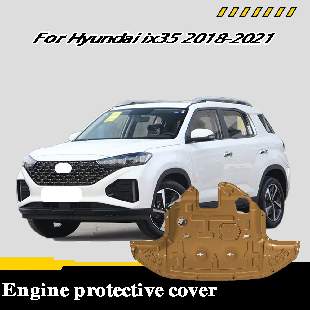 

Under Engine Guard Plate For Hyundai ix35 2018-2021 2.0L 1.4T Mud Fender Cover mudguard protector Front Underbody Shield