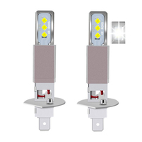 2Pcs 2525 20000LM H1 LED Headlight Bulb Car Head Fog Light 6500K White 12V-24V Super Bright Plug And Play Fanless